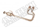 Rura wydechowa z katalizatorami, 4.0L; 04-06 Jeep Wrangler TJ/LJ