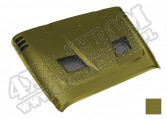 Performance Vented Hood, painted PJR code. (Rescue Green Met) 07-14 JK