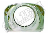 Steering Column Cover, Chrome; 76-86 Jeep CJ