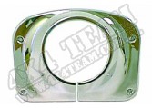 Steering Column Cover, Chrome; 76-86 Jeep CJ