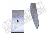 Suspension Leaf Spring Shim Kit, Rear, 8 Degree, 2.5 Inches Wide