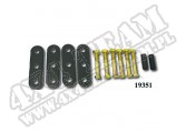 Suspension Leaf Spring Shackle Kit, Heavy Duty; 55-75 Jeep CJ