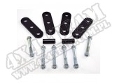 Suspension Leaf Spring Shackle Kit, Greaseable; 55-75 Jeep CJ