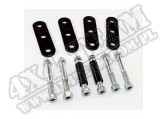 Suspension Leaf Spring Shackle Kit, Front, HD, Greaseable; 76-86 CJ