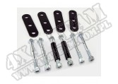 Suspension Leaf Spring Shackle Kit, Rear, HD, Greaseable; 76-86 CJ