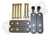 Suspension Leaf Spring Shackle Kit, Front, 1 Inch Lift; 87-95 Wrangler