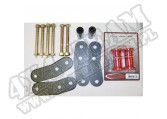 Suspension Leaf Spring Shackle Kit, Rear, 1 Inch Lift, HD; 87-95 YJ