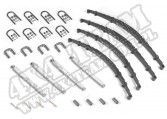 Suspension Leaf Spring Kit, 1 inch lift; 55-58 Jeep CJ