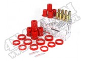 Suspension Control Arm Bushing Kit, Front, Red; 84-01 Jeep Cherokee XJ