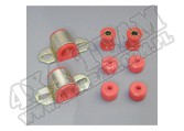 Suspension Stabilizer Bar Bushing Kit, Front, Red, 25mm; 84-01 XJ