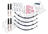 Suspension Lift Kit, 4 Inch, Shocks; 76-86 Jeep CJ5/CJ7/CJ8 Scrambler