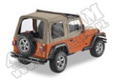 Flip Top plandeka ciemny Beż 97-02 Jeep TJ Wrangler