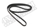 Serpentine Belt, Right Hand Drive; 96-01 Jeep Cherokee XJ, 4.0L