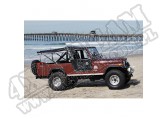 Plandeka ze stelażem Tigertop Czarny 53-64 Willys CJ3B