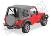 Plandeka ze stelażem Supertop Charcoal 97-99 Jeep TJ Wrangler