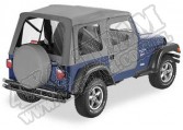 Plandeka ze stelażem Supertop z drzwiami Charcoal 97-06 Jeep TJ Wrangler