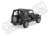 Plandeka ze stelażem Supertop Czarny Denim 97-06 Jeep TJ Wrangler