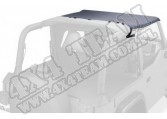 Daszek Bikini mocowany bez pasków Czarny Siatkowy 87-91 Jeep YJ Wrangler