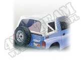 Soft Top, White Denim, Clear Windows; 88-94 Suzuki Sidekicks