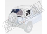 XHD Soft Top, White Denim, Clear; 88-94 Suzuki Sidekick/Geo Tracker