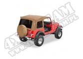 Plandeka ze stelażem Supertop przyciemniane okna Spice 76-86 Jeep CJ7 i 87-95 YJ Wrangler