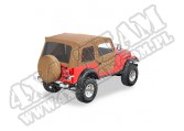 Plandeka ze stelażem Supertop przyciemniane okna Spice 80-86 Jeep CJ7 i 87-95 YJ Wrangler