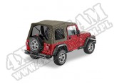 Plandeka ze stelażem Supertop przyciemniane okna Khaki Diamond 97-06 Jeep TJ Wrangler