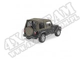 Plandeka ze stelażem Supertop z przyciemnianymi oknami/poszyciem drzwi Khaki Diamon D 97-06 Jeep TJ Wrangler