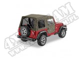 Plandeka ze stelażem Supertop przyciemniane okna/Doors Khaki Diamond 97-06 Jeep TJ Wrangler