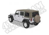 Plandeka ze stelażem Supertop Khaki Diamond 07-10 Jeep 4 drzwiowy JK Wrangler Unlimited