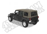 Plandeka ze stelażem Supertop NX Khaki Diamond 07-11 Jeep 4 drzwiowy JK Wrangler