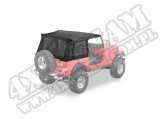 Plandeka ze stelażem Supertop Replacement Skin Czarny Denim 76-95 Jeep CJ/Wrangler