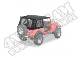 Plandeka ze stelażem Supertop Replacement Skin Czarny Denim 76-95 Jeep CJ7/YJ Wrangler