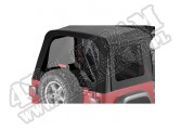 Zestaw przyciemnianych okien do plandeki Sunrider Czarny Denim 97-06 Jeep TJ Wrangler