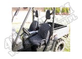 Seat Cover Kit, Fabric, Black; Yamaha UTV