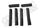 Handlebar Wrap Kit, Black, 6 Piece; 04-11 Yamaha Rhino UTV