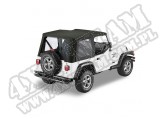 Plandeka PREMIUM z płótna Sailcloth Replace-A-Top Czarny Diamond 03-06 Jeep TJ Wrangler