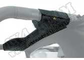 This Czarny diamond Panel głośnikowy cap from Bestop protects the wiring i speakers from the weather on 07-14 Jeep Wrangler.