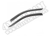 Przednie owiewki, czarny mat, 02-08 Ram 2500/3500 Pickup