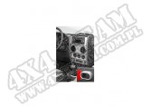 Zestaw deski rozdzielczej Szczotkowane aluminium 07-10 Jeep JK Wrangler