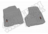 Dywaniki, przód, szare, 09-11 Dodge Ram 1500-3500