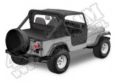 Tylna osłona przestrzeni ładunkowej Duster Czarny Denim 80-91 Jeep CJ i Wrangler