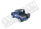 Tylna osłona przestrzeni ładunkowej Duster Czarny Denim 86-95 Suzuki Samurai