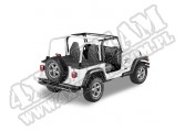 Tylna osłona przestrzeni ładunkowej Duster Czarny Denim 92-95 Jeep YJ Wrangler