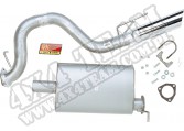 TFX Zestaw wydechu za katalizatorem 97-99 Jeep TJ Wrangler