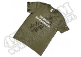 Bawełniany Tshirt 4x4 ZIELONY rozmiar M